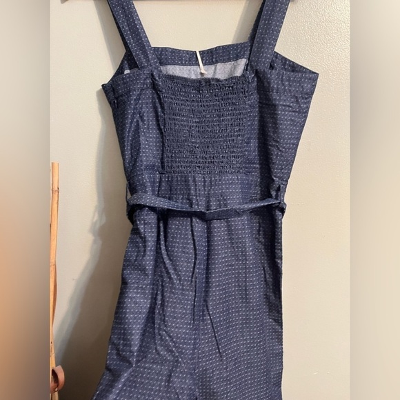 Black Swan Womens Wide Leg Buttons Angelica Jumpsuit Blue Size S NWT - Picture 11 of 16